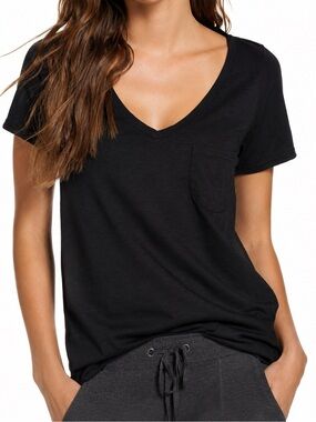 Make + Model “Gotta Have It” V-Neck Black Tee Shirt